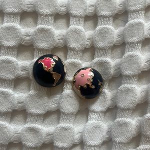 Kate Spade Globe Earrings- rare